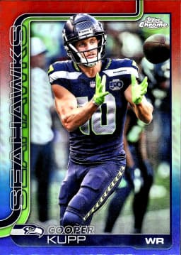 Cooper Kupp #271 Red White Blue Refractor 2025 Topps Chrome Football