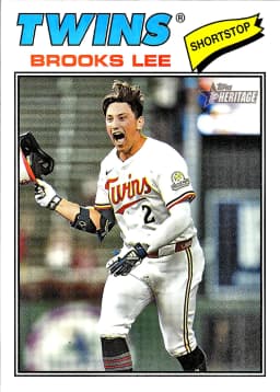 Brooks Lee #60 2025 Topps Heritage