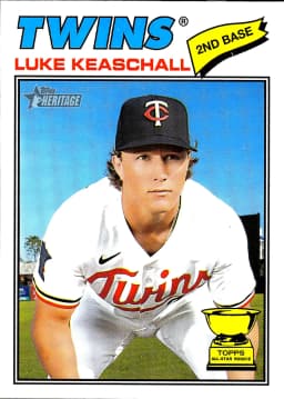 Luke Keaschall #116 Rookie Card 2025 Topps Heritage