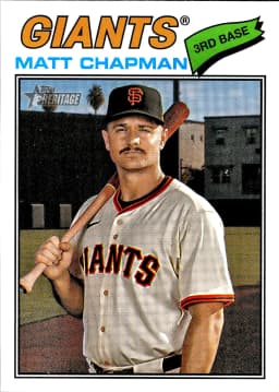 Matt Chapman #114 2025 Topps Heritage