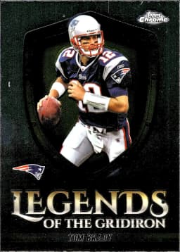 Tom Brady #LOG-9 Legends of the Gridiron 2025 Topps Chrome Football