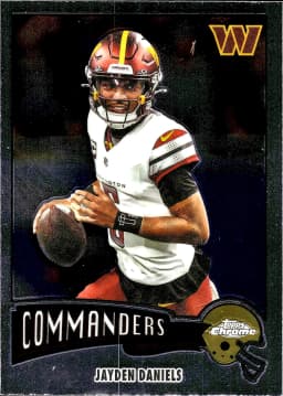 Jayden Daniels #1975-34 1975 Insert 2025 Topps Chrome Football