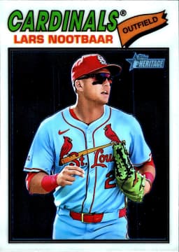 Lars Nootbaar #198 Chrome 2025 Topps Heritage
