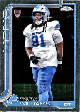 Tyleik Williams #364 Rookie Card 2025 Topps Chrome