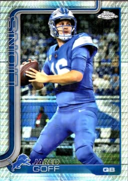 Jared Goff #102 Prizm Refractor 2025 Topps Chrome