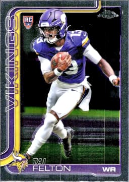 Tai Felton #395 Rookie Card 2025 Topps Chrome