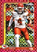 Rashee Rice #147 Hot Pink X-Fractor 2025 Topps Chrome