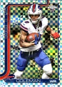 Keon Coleman #30 X-Fractor 2025 Topps Chrome
