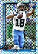 Jalen Coker #39 X-Fractor 2025 Topps Chrome