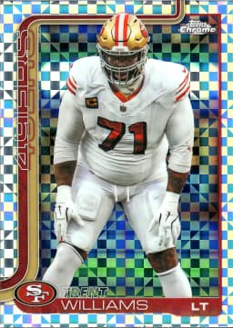 Trent Williams #265 X-Fractor 2025 Topps Chrome