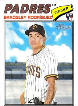 Bradgley Rodriguez #148 Rookie Card 2025 Heritage Baseball