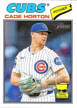 Cade Horton #396 Rookie Card 2025 Heritage Baseball