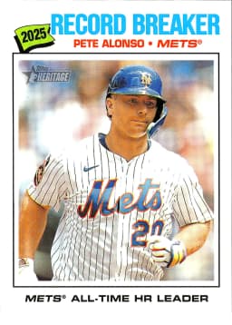 Pete Alonso #232 2025 Heritage Baseball