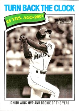 Ichiro Suzuki #337 2025 Heritage Baseball