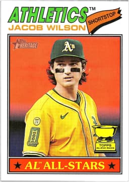 Jacob Wilson #17 AL All Stars 2025 Topps Heritage