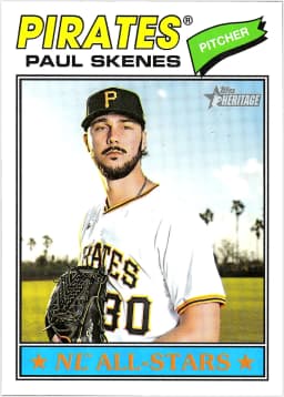 Paul Skenes #33 NL All Stars 2025 Topps Heritage