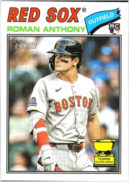Roman Anthony #86 Rookie Card 2025 Topps Heritage