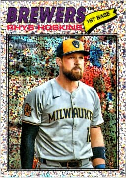 Rhys Hoskins #331 Silver Sparkle 2025 Topps Heritage