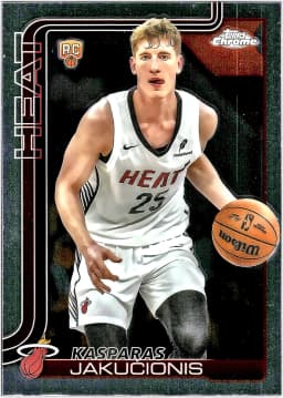 Kasparas Jakucionis #270 Rookie Card 2025-26 Topps Chrome