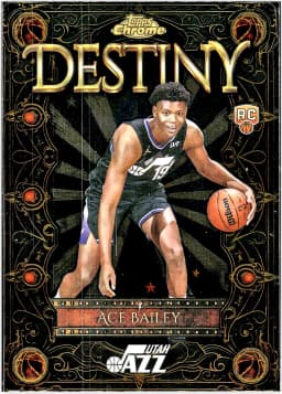 Ace Bailey #D-5 Destiny Rookie Card 2025-26 Topps Chrome