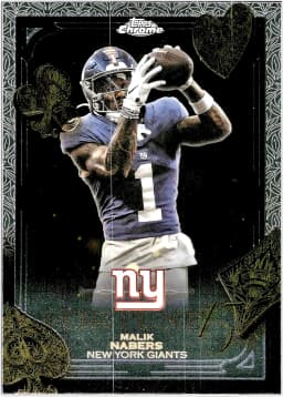 Malik Nabers #F15-15 Fortune 15 2025 Topps Chrome