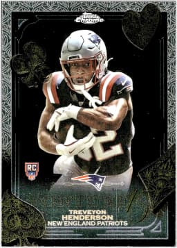 Treveyon Henderson #F15-26 Fortune 15 Rookie Card 2025 Topps Chrome