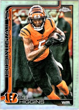 Tee Higgins #59 Refractor 2025 Topps Chrome