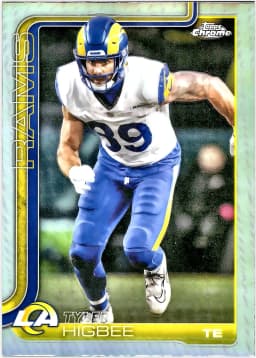 Tyler Higbee #172 Refractor 2025 Topps Chrome