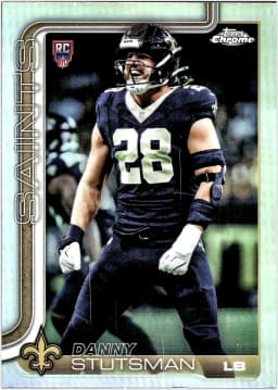 Danny Stutsman #373 Refractor Rookie Card 2025 Topps Chrome