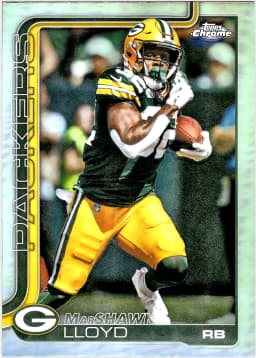 MarShawn Lloyd #114 Refractor Rookie Card 2025 Topps Chrome