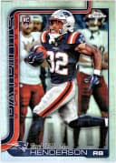 TreVeyon Henderson #328 Refractor Rookie Card 2025 Topps Chrome