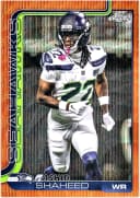 Rashid Shaheed #218 Orange Wave Refractor /25 2025 Topps Chrome