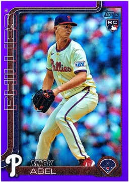 Mick Abel #US127 Purple /250 Rookie Card 2025 Topps Update Series