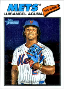 Luisangel Acuña #132 2026 Topps Heritage