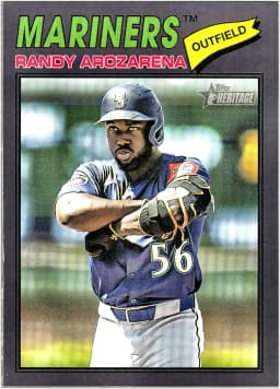 Randy Arozarena #286 Grey Border 2025 Topps Heritage