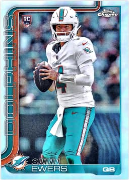 Quinn Ewers #316 Refractor Rookie Card 2025 Topps Chrome