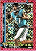 Tim Patrick #96 Hot Pink X-Fractor 2025 Topps Chrome