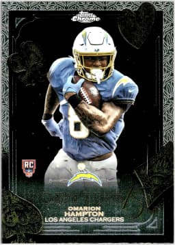 Omarion Hampton #F15-25 Fortune 15 Rookie Card 2025 Topps Chrome