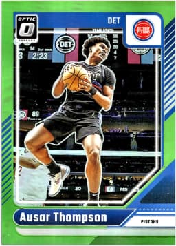 Ausar Thompson #143 Lime Green /149 2024-25 Donruss Optic Basketball