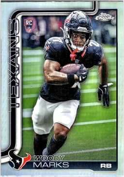 Woody Marks #372 Refractor Rookie Card 2025 Topps Chrome