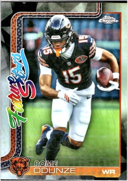 Rome Odunze #FS-2 Future Stars Refractor 2025 Topps Chrome