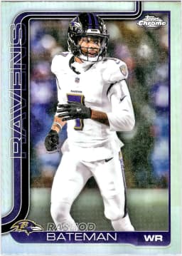 Rashod Bateman #21 Refractor 2025 Topps Chrome