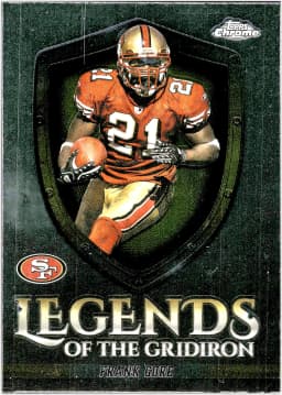 Frank Gore #LOG-18 Legends of the Gridiron 2025 Topps Chrome