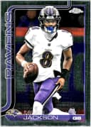 Lamar Jackson #24 2025 Topps Chrome