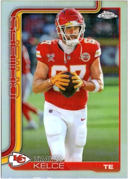 Travis Kelce #150 Refractor 2025 Topps Chrome