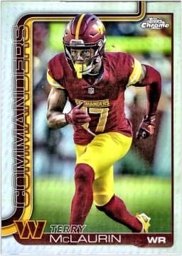 Terry McLaurin #208 Refractor 2025 Topps Chrome
