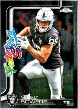 Brock Bowers #FS-21 Future Stars 2025 Topps Chrome