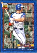 Matt Olson #91C-76 Blue Mojo Refractor 150 2026 Topps Series 1