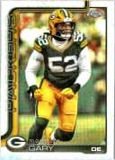 Rashan Gary #111 Topps Foil Parallel 2025 Topps Chrome Football