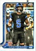 David Montgomery #103 Topps Foil Parallel 2025 Topps Chrome Football